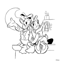 Donald Duck zingt voor Katrien, Serenade